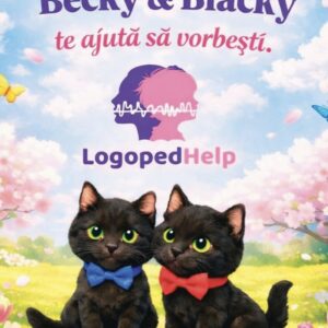 Paletar logopedic cu Becky & Blacky